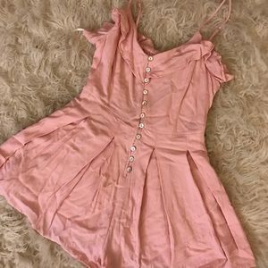 Adorable open back romper